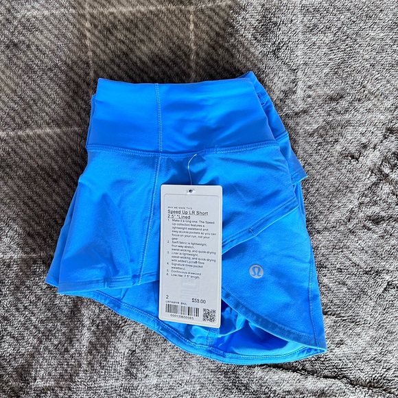 Lululemon Speed up 2.5 LR short BLUE NILE - Picture 8 of 12